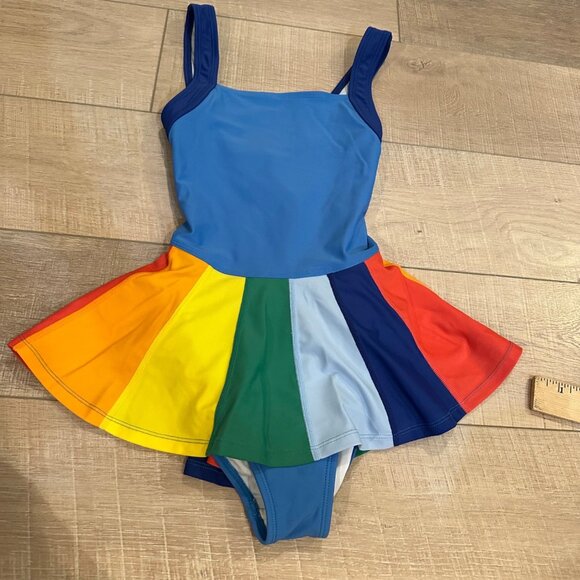 HANNA ANDERSON GIRLS COLORFIL ONE PIECE SWIM SUIT SIZE 12 150CM - Picture 1 of 8